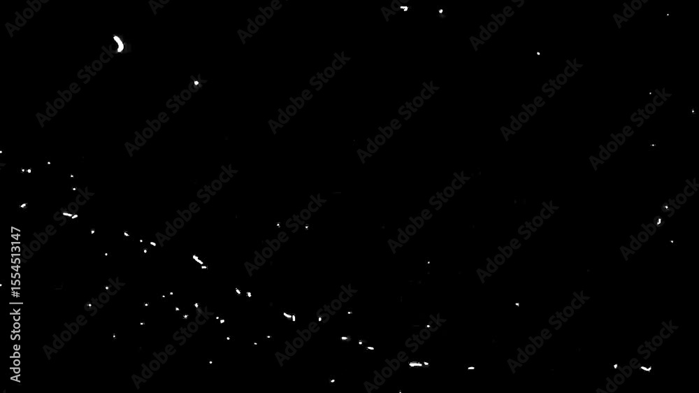 Dust and scratches effect on black screen, Vintage dirty scratches and dust overlay for horror and tragedy film editing, Abstract grunge dirty background, Scratched damaged dynamic overlay texture 4K