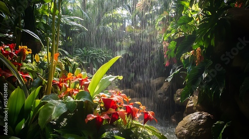 biome carnivorous pitcher plants in a humid tropical