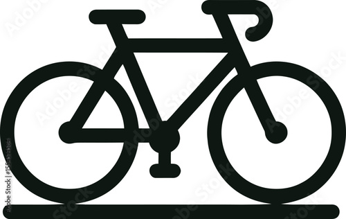 bicycle silhouette vector