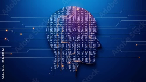 AI Face Animation: Perfect for Tech Intros, Startup Promos, Cybersecurity Ads, Machine Learning Demos & Data Visualizations