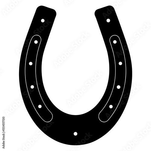 horseshoe isolated on  white background
