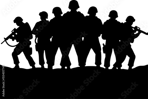 soldiers, military, army, advance, uphill, climb, 