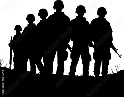 soldiers, military, army, advance, uphill, climb, 