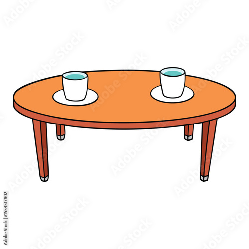 Cozy coffee table with matching chairs, perfect for living rooms or patios. A stylish spot to enjoy coffee, chat, or read, adding warmth and function to your space.
