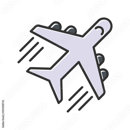 Airplane Vector Icon