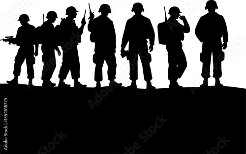 soldiers, military, army, advance, uphill, climb, 