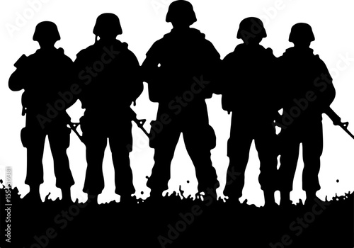 soldiers, military, army, advance, uphill, climb, 