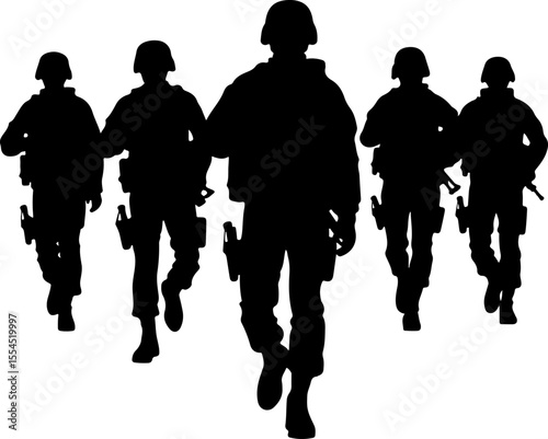 soldiers, military, army, advance, uphill, climb, 