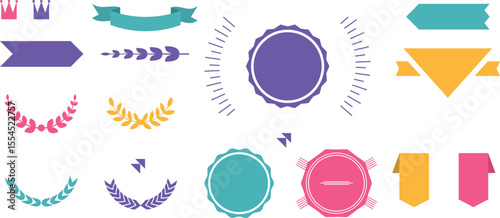 Mid-century Retro Adventure Badge Designs