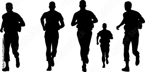 soldiers, military, army, advance, uphill, climb,  vector bundle