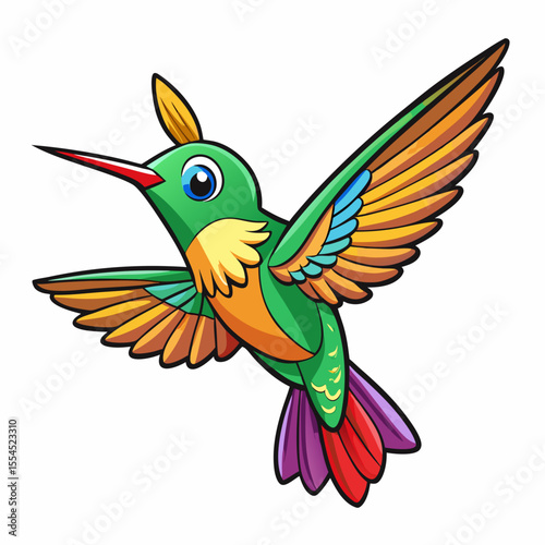vector illustration of a bird