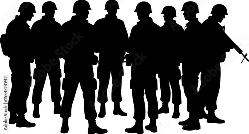 soldiers, military, army, advance, uphill, climb,  vector bundle