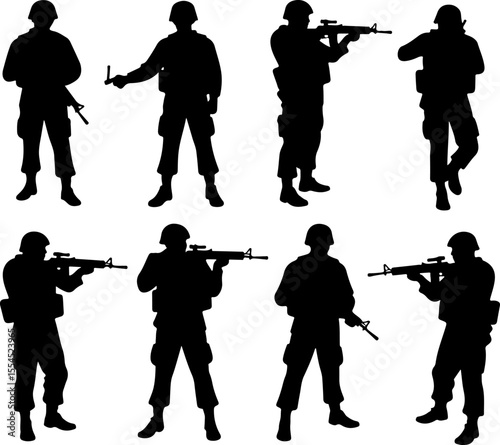 soldiers, military, army, advance, uphill, climb,  vector bundle