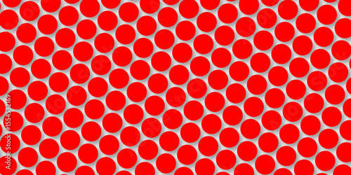 Red tiles wall. round marble textures, ball tiles. Top view pavement circle block red texture with seamless patterns floor background. Air Bubble wrap texture background. Textured Background.