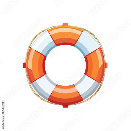 Emergency Lifebuoy Icon for Rescue

