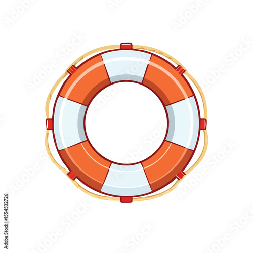 Emergency Lifebuoy Icon for Rescue

