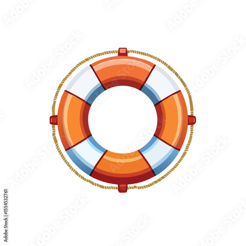 Emergency Lifebuoy Icon for Rescue

