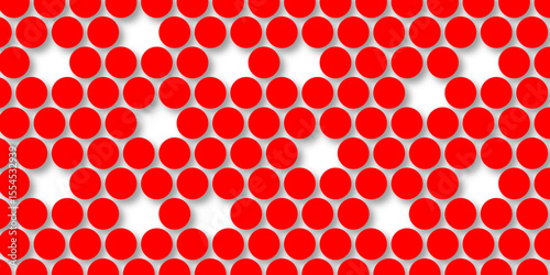 Red tiles wall. round marble textures, ball tiles. Top view pavement circle block red texture with seamless patterns floor background. Air Bubble wrap texture background. Textured Background.