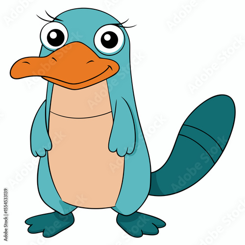 cartoon platypus cartoon