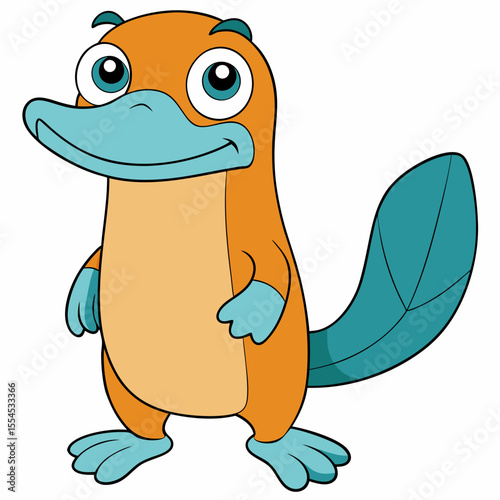 cartoon platypus cartoon