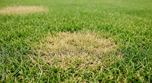 Lawn Grass Uneven Fertilizer Growth Patterns Discolored Patchy
