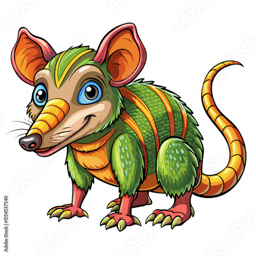 shrew in a white backgrounds