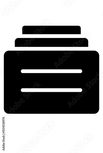 Stacked containers, documents, or data icon.
Symbolizing organized files, layers, or storage.
Digital representation of stacked items or archives.
