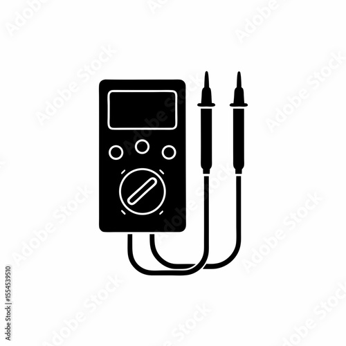 creative details multimeter icon vector illustration
