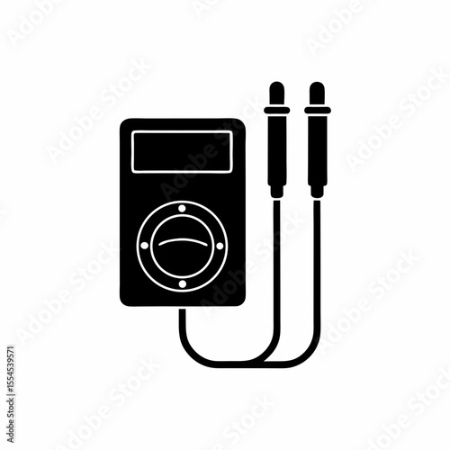 creative details multimeter icon vector illustration