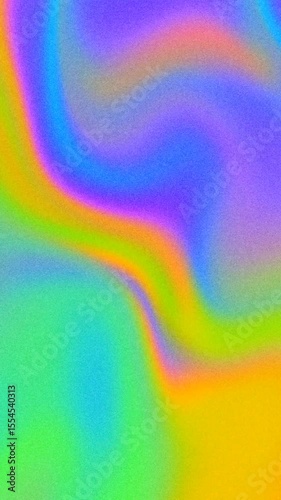 4k Iridescent Pastel Gradient - Dreamy holographic 90s, 80s, Y2K Aesthetic