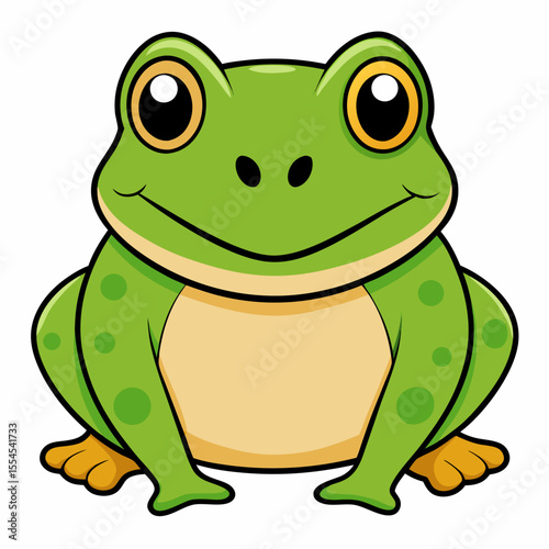 green frog cartoon