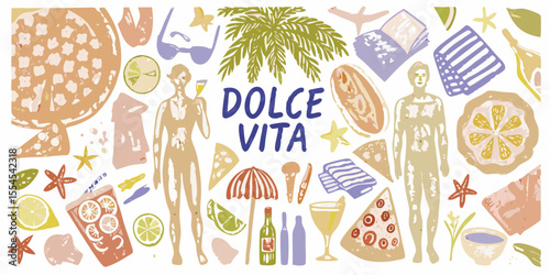 Embrace the sweet life with a vibrant collection of italian summer vacation essentials and delights