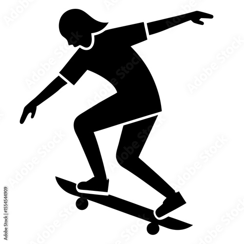 silhouette of a man on a skateboard