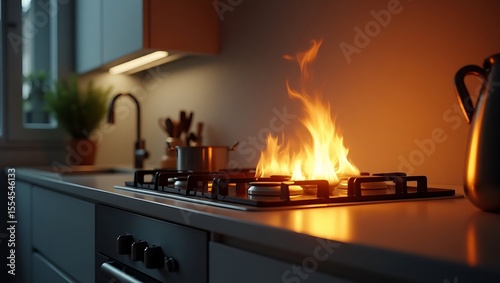 Kitchen fire safety tips and prevention guide for home cooking accidents