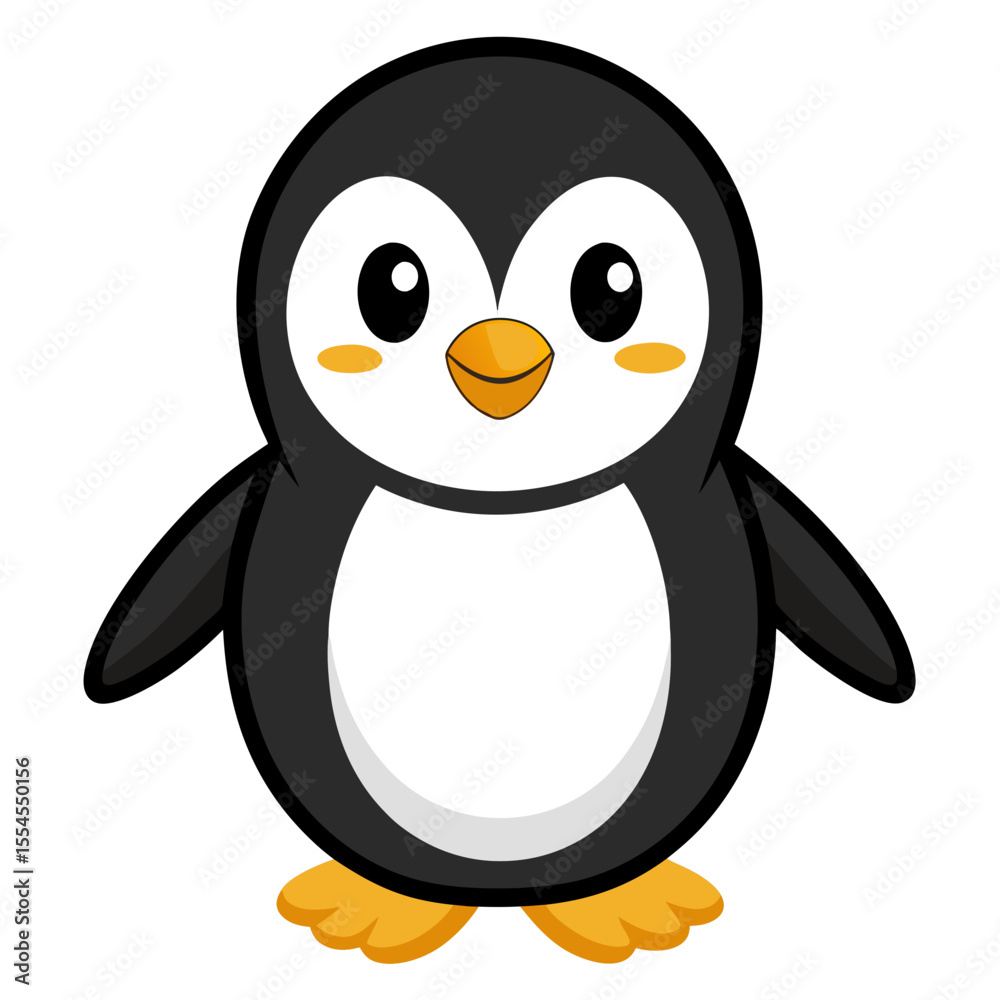 Obraz premium penguin on the snow