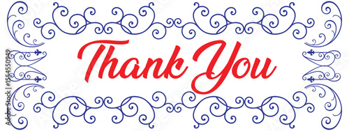 Thank You Vector Sticker – Colorful Printable Appreciation Design for Cards and Gifts. EPS vector illustration