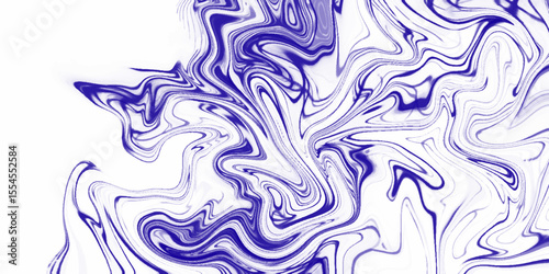 Abstract fluid acrylic painting. Blue Digital Acrylic Color Swirl or Similar Marble Twist Texture Background. Blue creative abstract hand-painted luxurious fluid liquid marble background.