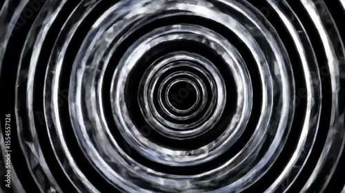 Transparent Rings Expanding from Center