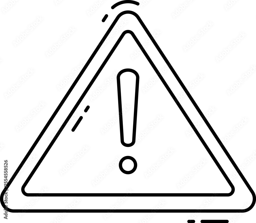 danger illustration on a white background danger illustration on a white background