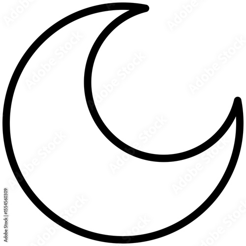 Moon for weather, website, application, printing, document, poster design, etc