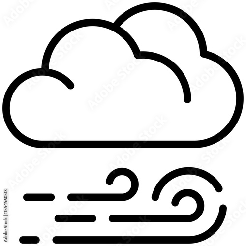 Windy days  for weather, website, application, printing, document, poster design, etc