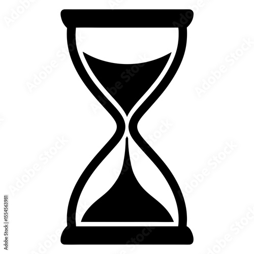 vector illustration of hourglass
