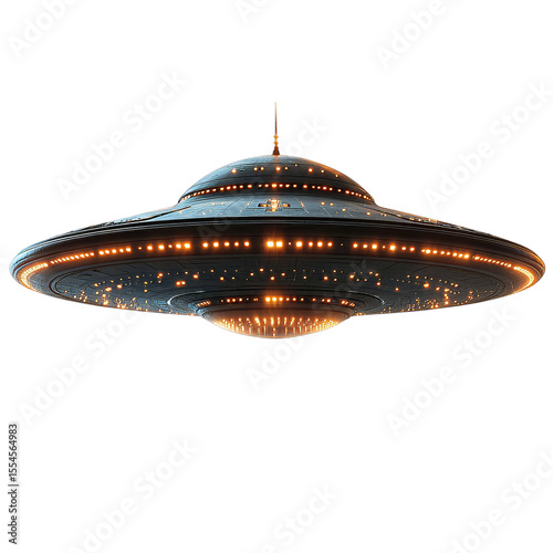Mysterious Flying Object in the Dark Space