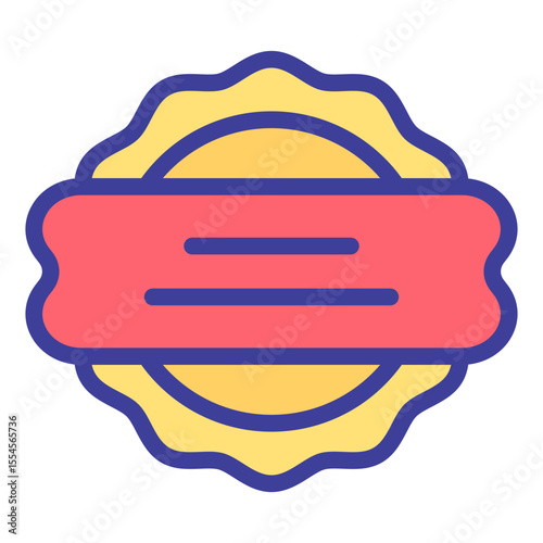 guarantee outline flat icon
