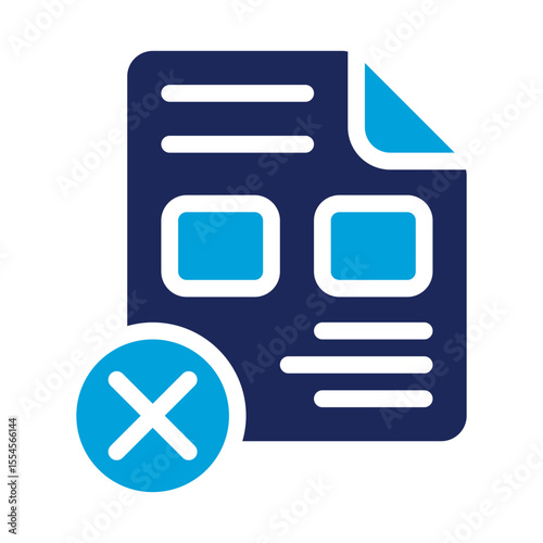 decline transfer duotone icon