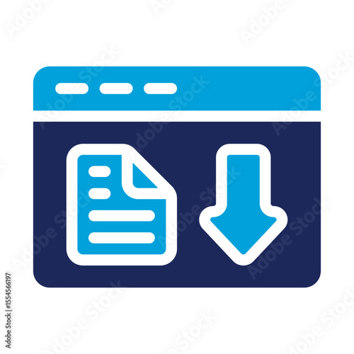 file download duotone icon