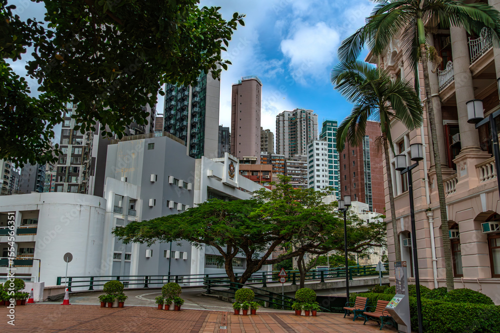 Obraz premium Hong Kong city landscape