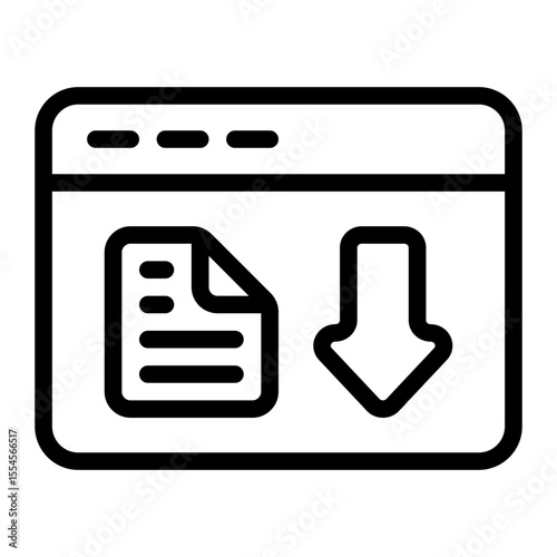 file download line icon