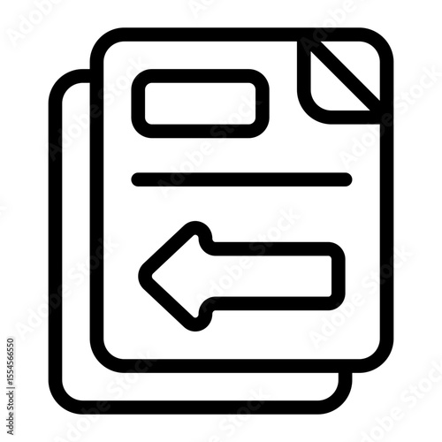 internal transfer line icon