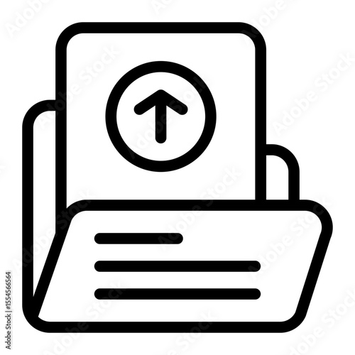 file upload line icon